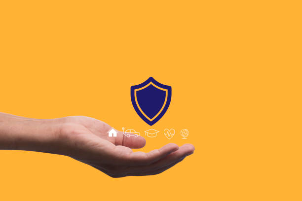 istock Personal data protection and insurance concept 1365642295