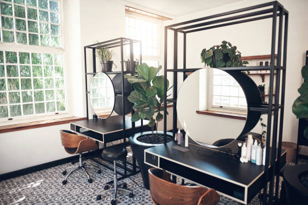 Shot of an empty hair salon