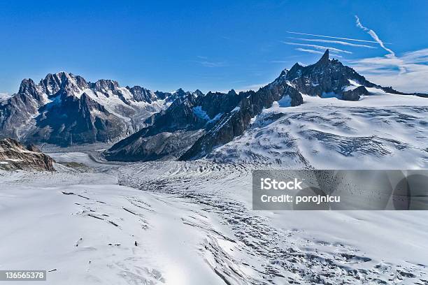 Photo libre de droit de Glacier Sur Le Haut De La Jungfrau banque d'images et plus d'images libres de droit de Alpes européennes - Alpes européennes, Alpes suisses, Beauté de la nature