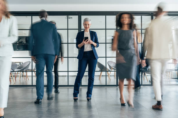 istock Business woman in the office 1365660451