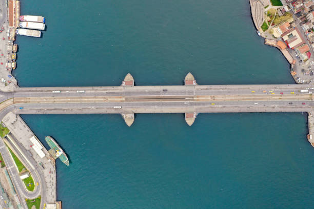 istock galata bridge aerial view istabul turkey 1365672779