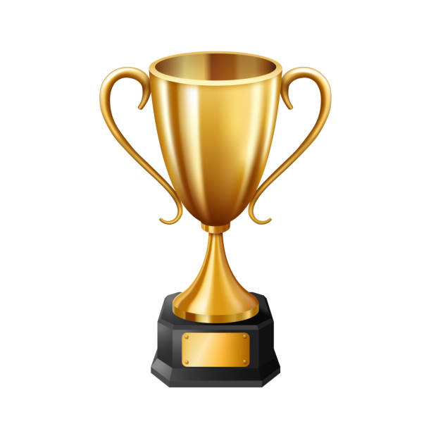 golden champion trophy, vektorillustration - 3149 stock-grafiken, -clipart, -cartoons und -symbole