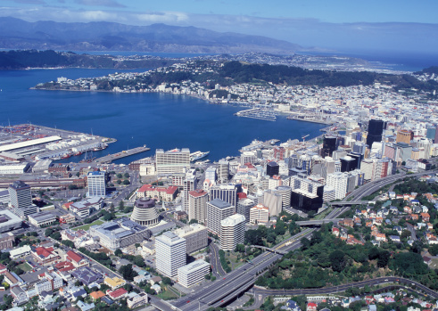  Aerial view of Wellington New Zealand