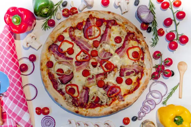 Italian traditional food Pizza
