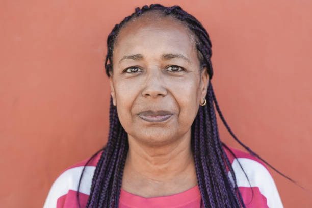 istock African senior woman looking on camera 1365684767