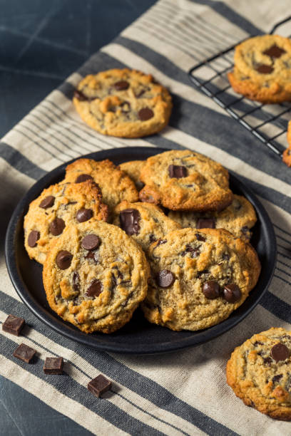 istock Homemade Tahini Chocolate Chip Cookies 1365687867