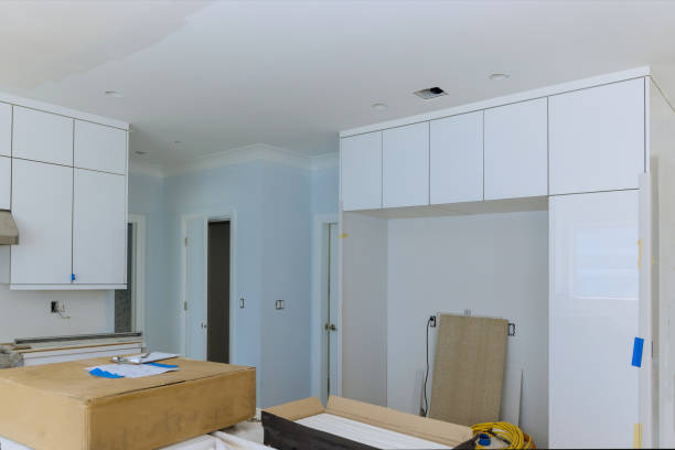 istock Home improvement kitchen view installed in a new kitchen cabinet 1365689157