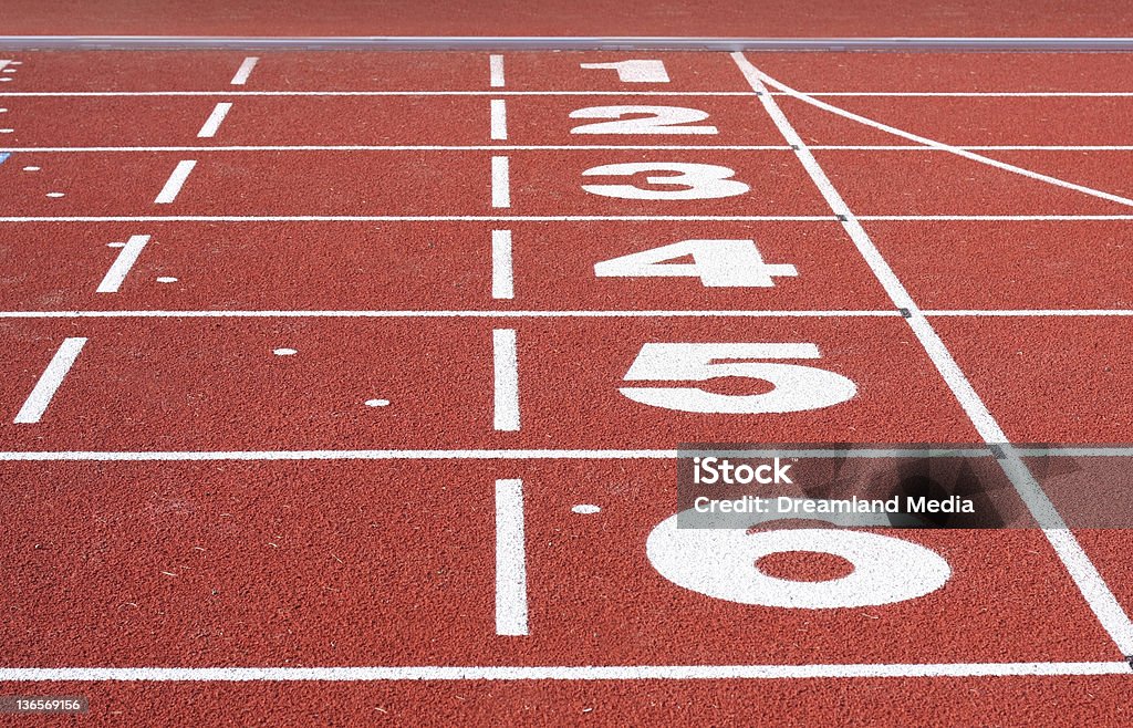 Pista de corrida Termine - Foto de stock de Atletismo royalty-free