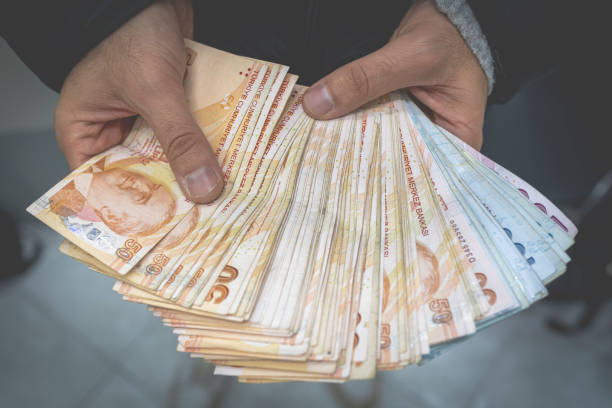 istock Turkish Money Stack stock photo 1365697059