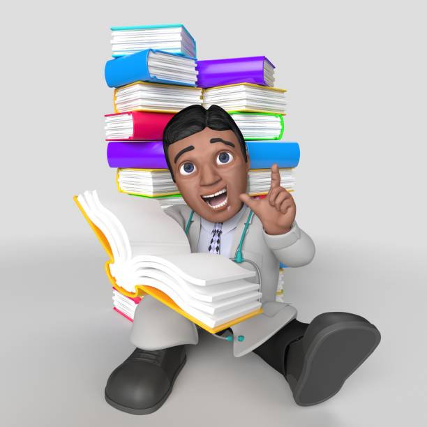 istock 3D Cartoon Doctor Character 1365699440