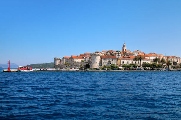 istock View of Korcula old town, Croatia 1365703642
