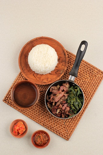 Sei Sapi o Beef Sei es carne de res ahumada tradicional de Indonesia photo