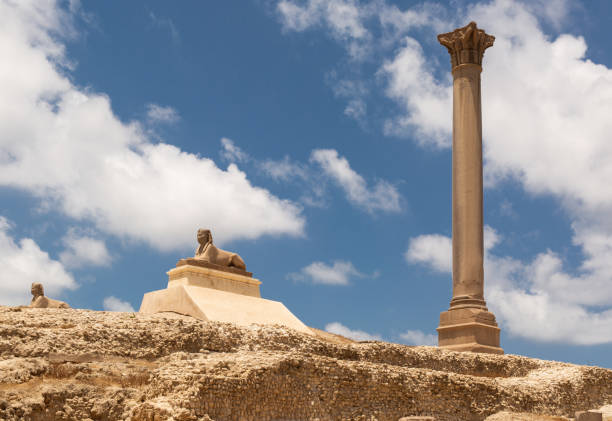 istock Pompey's Pillar inAlexandria, Egypt 1365725763