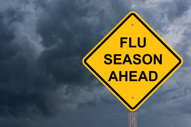 istock Flu Season Ahead Warning Sign 1365747568