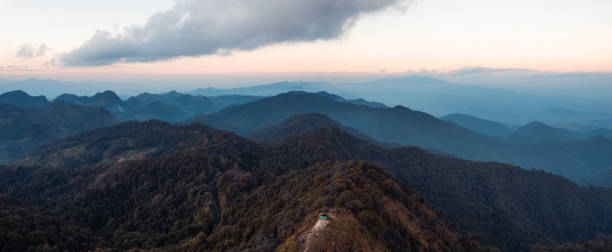 istock landscape mountain scenery in the evening 1365748112