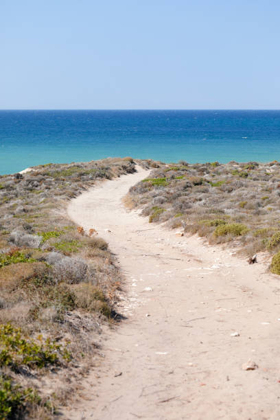 Sandy path leading to the sea, Bozcaada