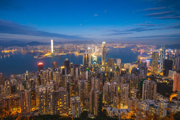 istock night view of hong kong 1365750224