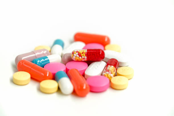 istock colorful of medicine capsule. 1365759022
