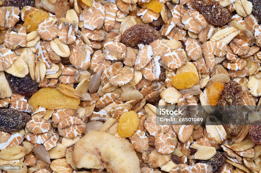 Farina d'avena prima colazione salutare - Foto stock royalty-free di Alimenti secchi