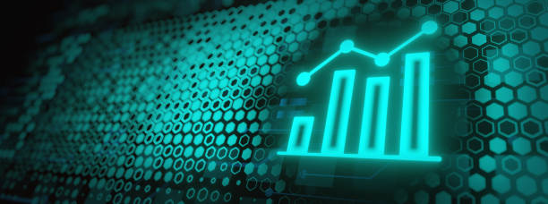 istock tablet analyzing sales data and economic growth graph chart. Business strategy. Abstract icon. Digital marketing Banner Web Header 1365763863