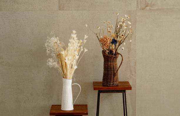 istock Stylish dried flower decoration. 1365763930