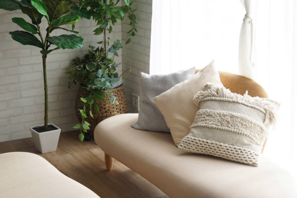 istock Clean and comfortable living room. 1365763965