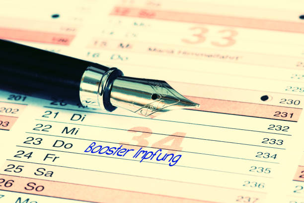 istock A calendar and date for booster vaccination against Covid-19 1365764009