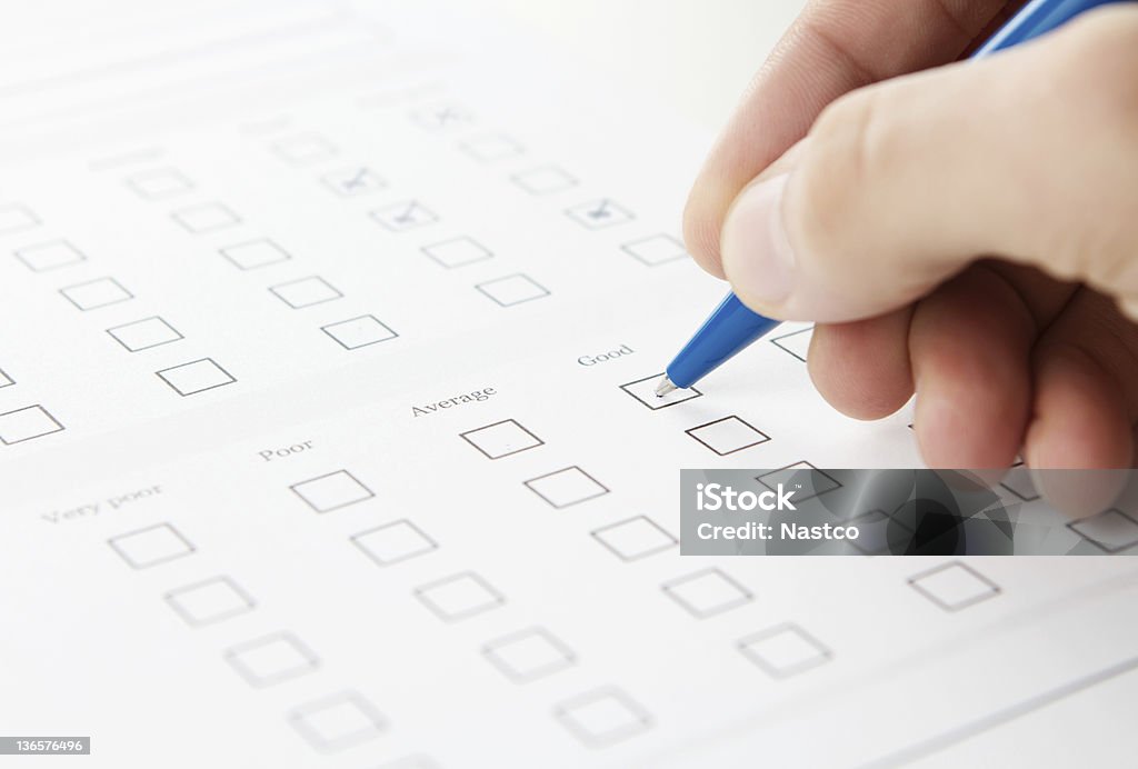 Remplir le questionnaire - Photo de Faire du classement libre de droits