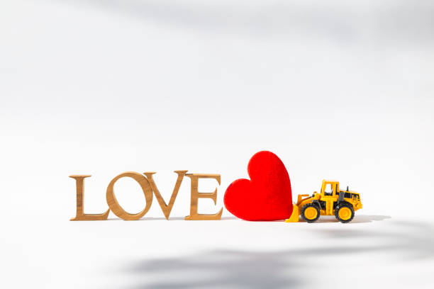 istock Love and romance concept, valentine card background idea 1365765633