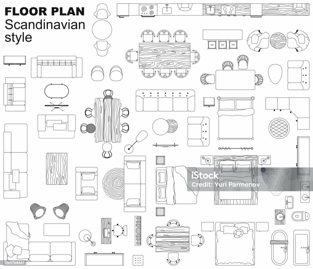 Ikon Denah Lantai Diatur Untuk Interior Desain Dan Proyek Arsitektur ikon-denah-lantai-diatur-untuk-interior-desain-dan-proyek-arsitektur