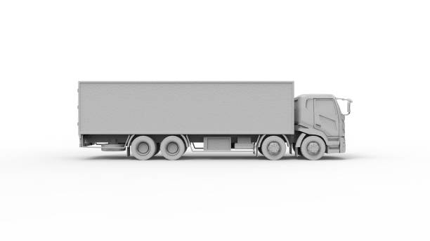 istock 3D rendering of a truck with trailer isolated in white background 1365769451