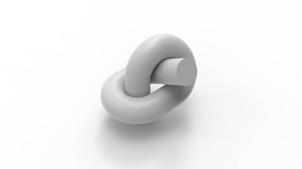 istock Knot 3d rendering of a tied knot isolated in white background 1365769635