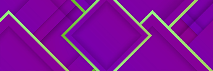 Modern abstract purple banner background