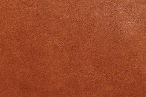 Brown color leather surface. Blank decorative cover