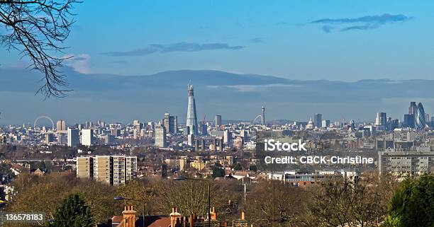 London Skyline Stock Photo - Download Image Now - Wembley, London - England, Wembley Stadium
