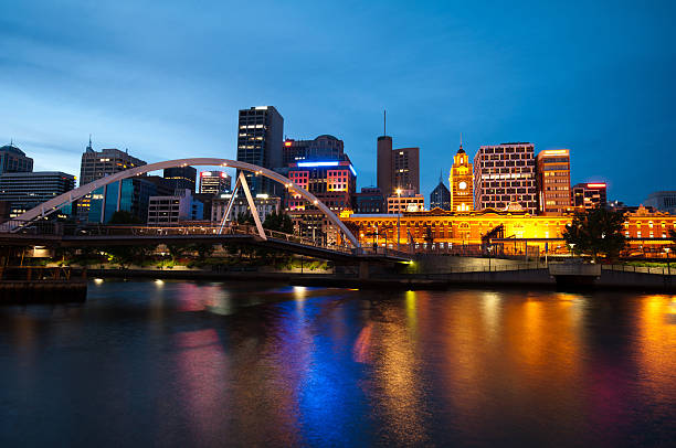 istock Melbourne City and Yarra River Twilight 136578909