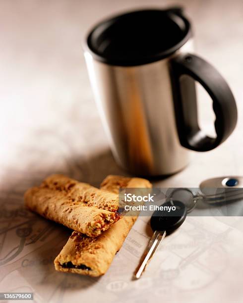 Travel Mug Stock Photo - Download Image Now - Breakfast, On The Move, Business Travel