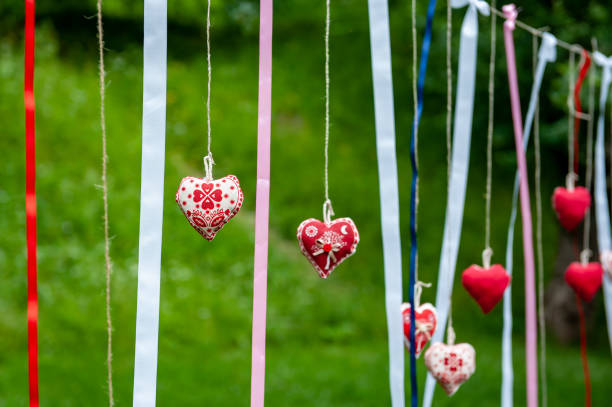 heart glitter sticker isolated, valentines day concept