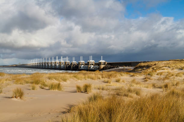 istock Eastern Scheldt Storm Surge Barrier or Oosterscheldekering in Dutch 9 1365806884