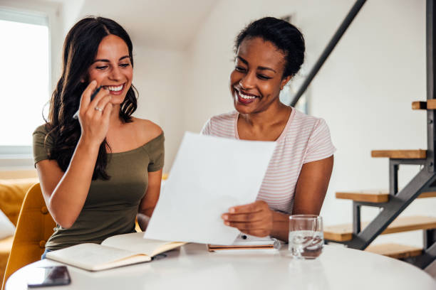 istock Adult women, learning foreign languages. 1365812974
