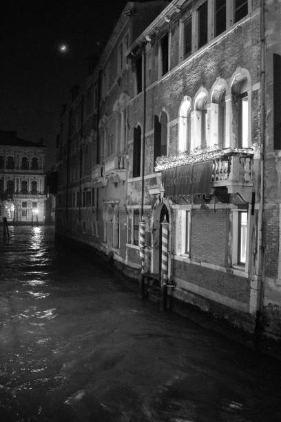 istock Venice, Italy, January 28, 2020, typical Venetian palace 1365813982