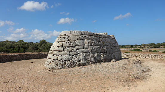 The Naveta d'Es Tudons, or Naveta of Es Tudons is the most remarkable megalithic chamber tomb in the Balearic island of Menorca, Spain.