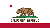 California Republic State Flag Eps File - The Flag Of California State Vector File