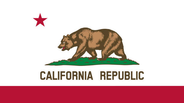 California Republic State Flag Eps File - The Flag Of California State Vector File California Republic State Flag Eps File - The Flag Of California State Vector File san francisco flag stock illustrations