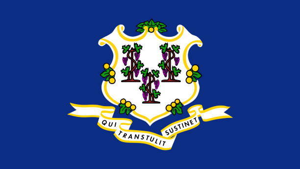 istock Connecticut State Flag Eps File - The Flag Of Connecticut State Vector File 1365822162