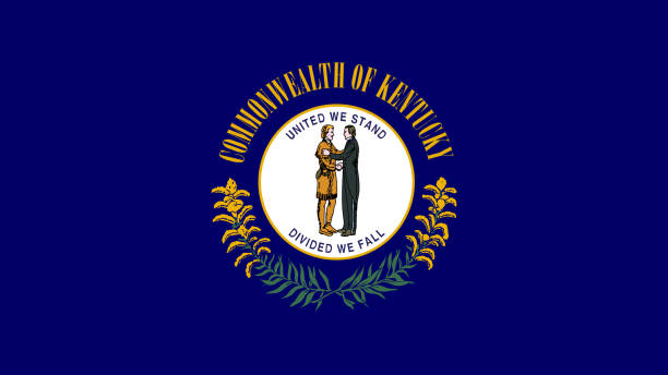 istock Kentucky State Flag Eps File - The Flag Of Kentucky State Vector File 1365822462