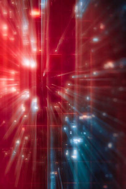 istock Digital work of abstract modern art or technology backgrounds 1365824150