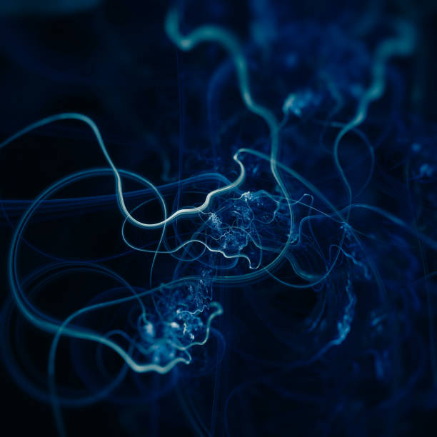 istock Digital work of abstract modern art or technology backgrounds 1365824494
