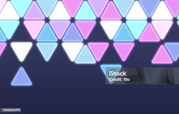 Triangle Background Tech Abstract Triangle Tech Glow Background Stock Illustration - Download ...