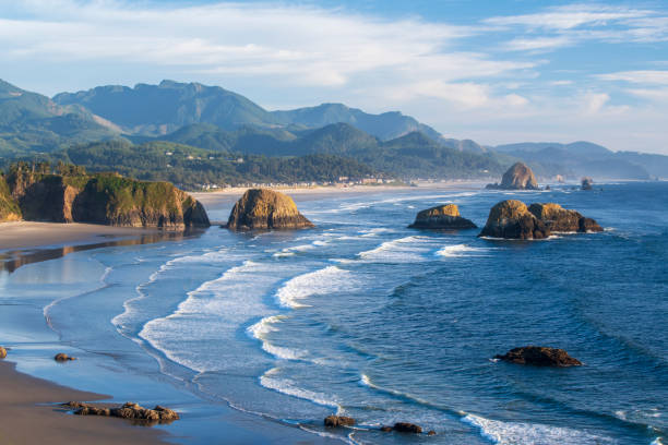 istock Scenic view of Cannon Beach from Ecola State Park 1365830169